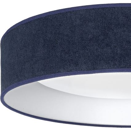 Brilagi - LED ściemnialna oprawa sufitowa VELVET SMARTIX LED/24W/230V 3000-6000K Ø 45 cm niebieska Wi-Fi Tuya Beacon + pilot zdalnego sterowania