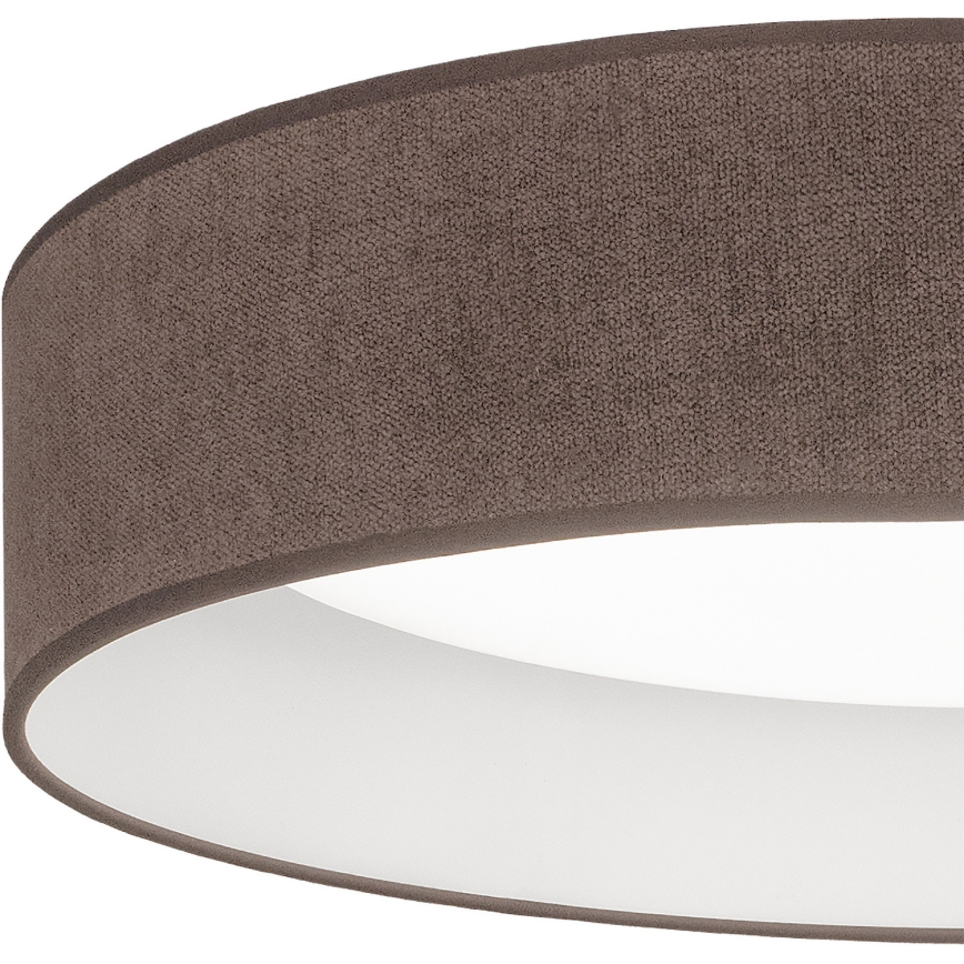 Brilagi - ściemnialna lampa sufitowa VELVET SMARTIX LED/36W/230V 3000-6000K Ø 55 cm brązowa Wi-Fi Tuya Beacon + pilot zdalnego sterowania