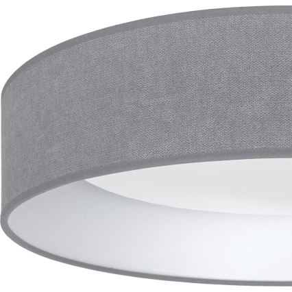 Brilagi - Ściemnialna lampa sufitowa LED VELVET SMARTIX LED/36W/230V 3000-6000K śr. 55 cm szara Wi-Fi Tuya Beacon + pilot zdalnego sterowania