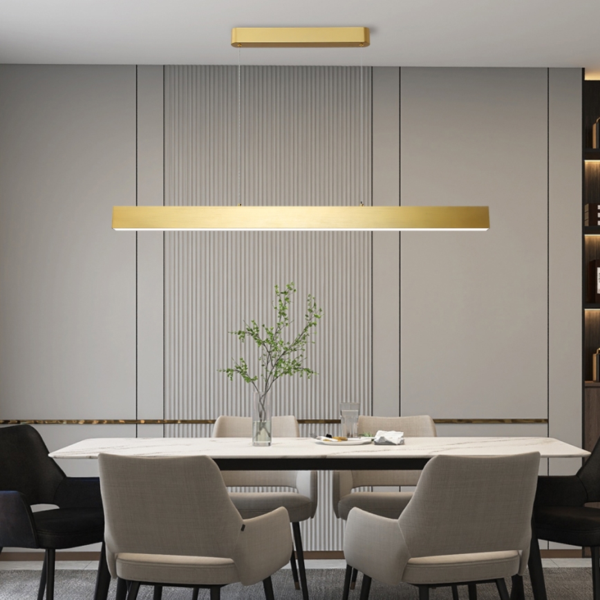 Brilagi - Regulowany żyrandol LED na linkę SLEEKLINE SMART LED/40W/230V 3000-6000K Wi-Fi Tuya złoty + pilot zdalnego sterowania