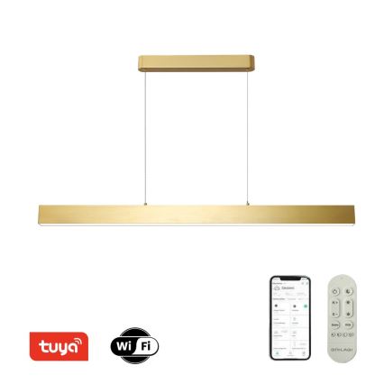 Brilagi - Regulowany żyrandol LED na linkę SLEEKLINE SMART LED/40W/230V 3000-6000K Wi-Fi Tuya złoty + pilot zdalnego sterowania