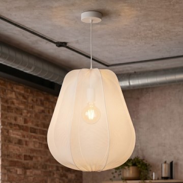 Brilagi - Lampa LED wisząca na lince ARVEN 1xE27/8W/230V śr. 37 cm biała