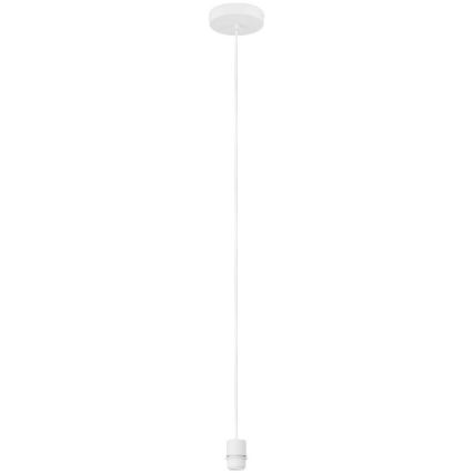 Brilagi - Lampa LED wisząca na lince CERIA BOHO 1xE27/40W/230V Ø 70 cm biała/brązowa