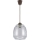 Brilagi - Lampa LED wisząca na lince RETRO GLASS 1xE27/60W/230V Ø 26 cm brązowy/dymny szary