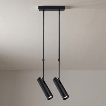 Brilagi - Lampa na pręcie SELE 2xGU10/30W/230V czarna