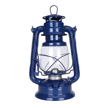 Brilagi - Lampa naftowa LANTERN 28 cm ciemnoniebieska