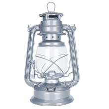 Brilagi - Lampa naftowa LANTERN 28 cm srebrna