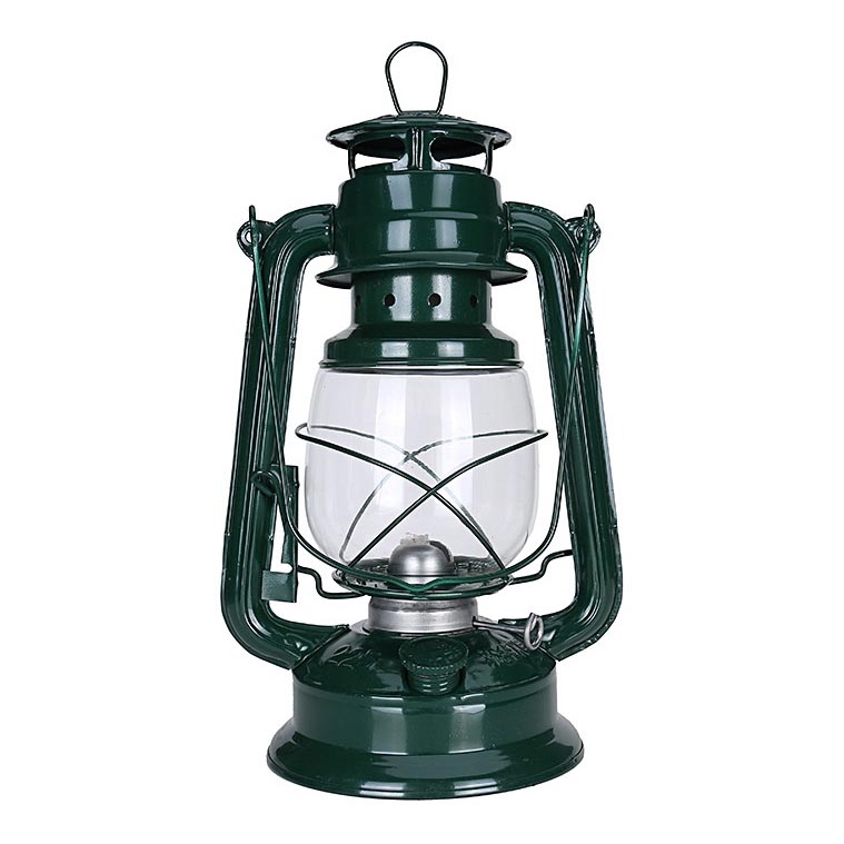 Brilagi - Lampa naftowa LANTERN 28 cm zielona