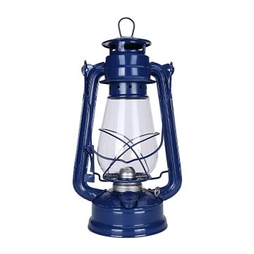Brilagi - Lampa naftowa LANTERN 31 cm ciemnoniebieska