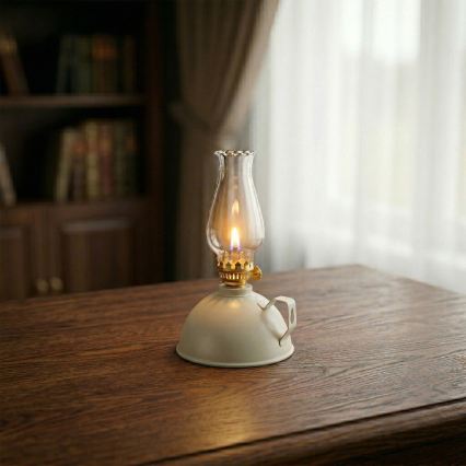 Brilagi - Lampa naftowa MERLIN biała