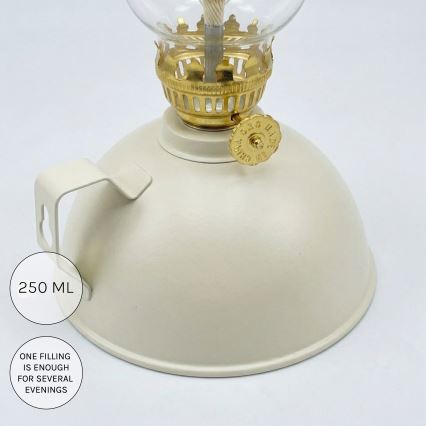 Brilagi - Lampa naftowa MERLIN biała