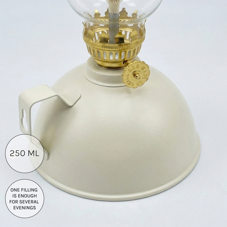 Brilagi - Lampa naftowa MERLIN biała