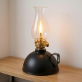 Brilagi - Lampa naftowa MERLIN czarna