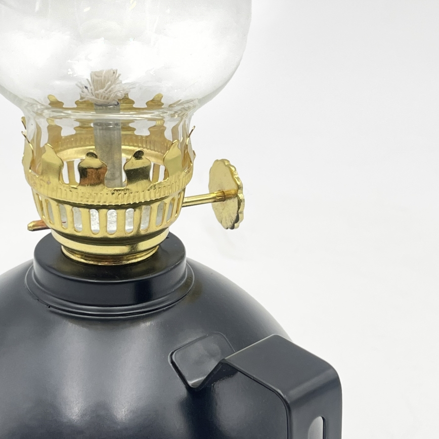 Brilagi - Lampa naftowa MERLIN czarna