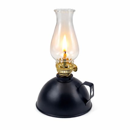 Brilagi - Lampa naftowa MERLIN czarna
