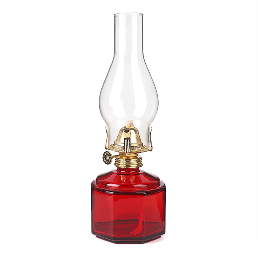 Brilagi - Lampa naftowa MERLIN czerwona