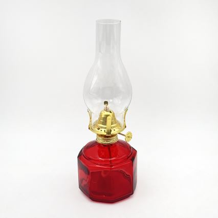 Brilagi - Lampa naftowa MERLIN czerwona