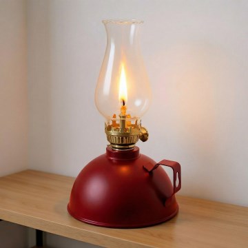 Brilagi - Lampa naftowa MERLIN czerwona