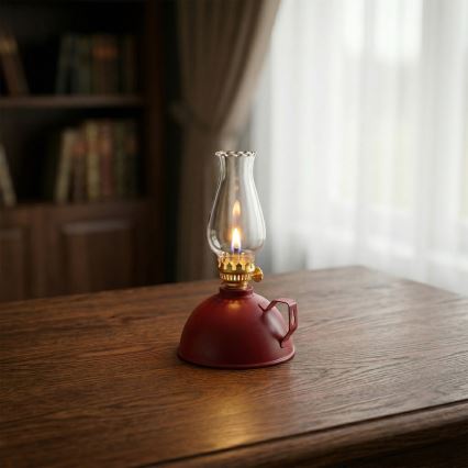 Brilagi - Lampa naftowa MERLIN czerwona
