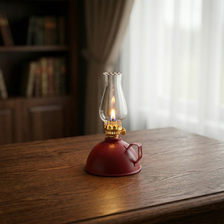 Brilagi - Lampa naftowa MERLIN czerwona