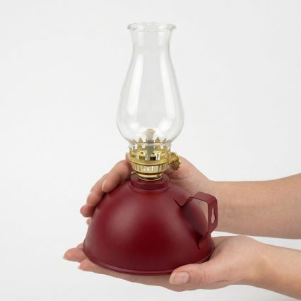 Brilagi - Lampa naftowa MERLIN czerwona
