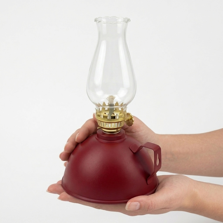 Brilagi - Lampa naftowa MERLIN czerwona