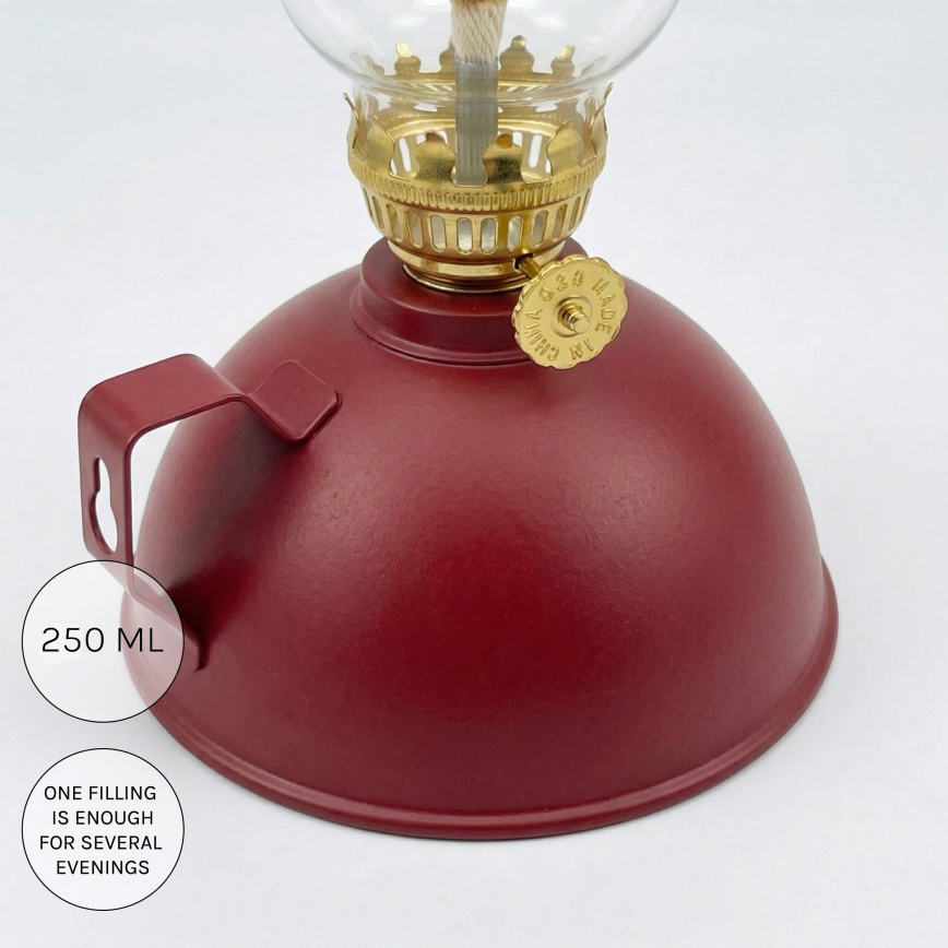 Brilagi - Lampa naftowa MERLIN czerwona
