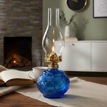 Brilagi - Lampa naftowa MERLIN, niebieska