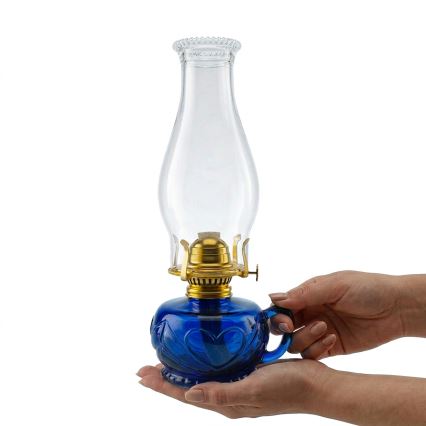 BRILAGI - Lampa naftowa MERLIN niebieska