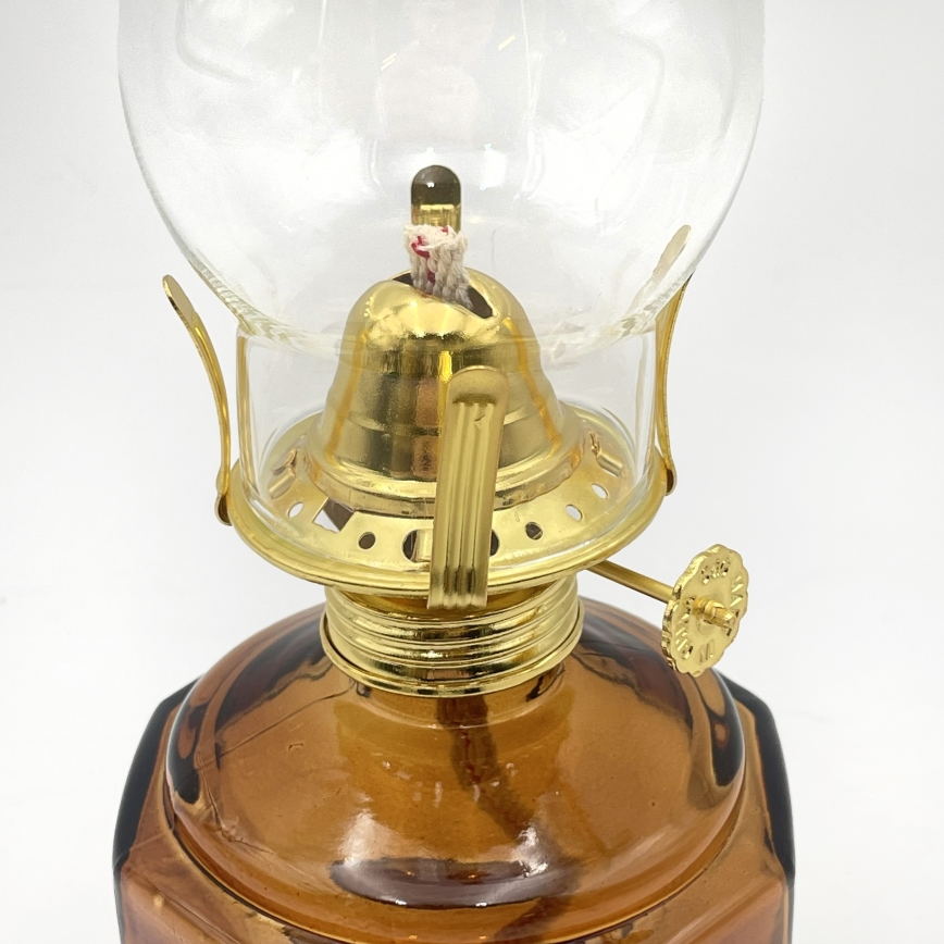 Brilagi - Lampa naftowa MERLIN pomarańczowa