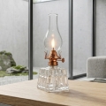 Brilagi - Lampa naftowa MERLIN, przezroczysta/brązowa/patyna