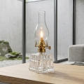 Brilagi - Lampa naftowa MERLIN przezroczysta/złota