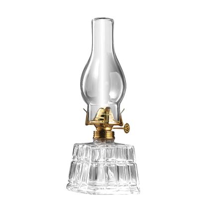 Brilagi - Lampa naftowa MERLIN przezroczysta/złota