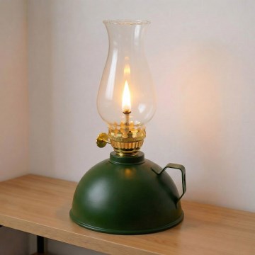 Brilagi - Lampa naftowa MERLIN zielona
