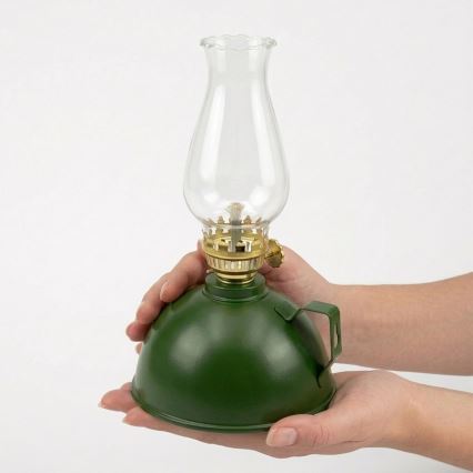 Brilagi - Lampa naftowa MERLIN zielona
