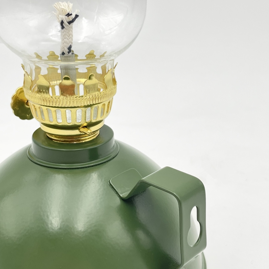 Brilagi - Lampa naftowa MERLIN zielona