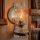 Brilagi - Lampa naftowa z lustrem MERLIN czarny chrom