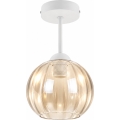 BRILAGI - Lampa natynkowa LED RETRO GLASS 1xE27/60W/230V Ø 18 cm biały/przydymiony beżowy