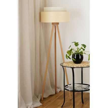 Brilagi - Lampa podłogowa ARIZONA BOHO 1xE27/15W/230V beżowa