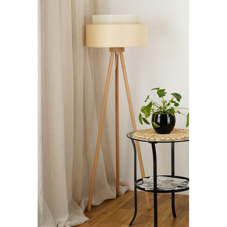 Brilagi - Lampa podłogowa ARIZONA BOHO 1xE27/15W/230V beżowa