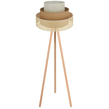 Brilagi - Lampa podłogowa CEDAR LUNETA 1xE27/15W/230V beżowe/brązowe/kremowy