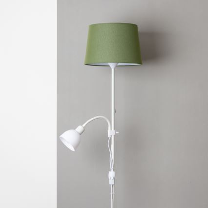 Brilagi - Lampa podłogowa CERIA 1xE27/100W/230V + 1xE14/25W biały/zielony