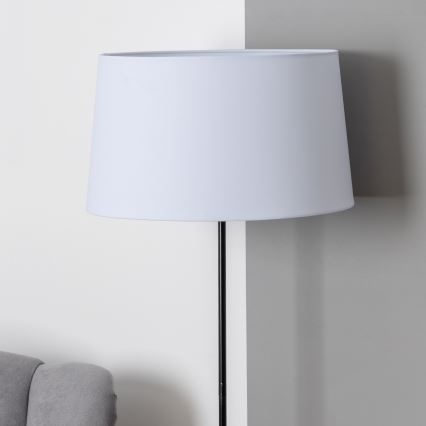 Brilagi - Lampa podłogowa LED CERIA 1xE27/40W/230V Ø 45 cm biała/czarna