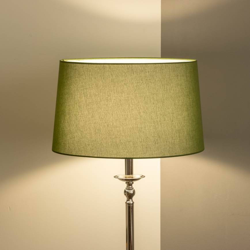 Brilagi - Lampa podłogowa LED CERIA 1xE27/60W/230V śr. 45 cm, chrom błyszczący / zielony