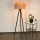 Brilagi - Lampa podłogowa MONTANA BOHO 1xE27/15W/230V brązowe/czarne
