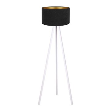 Brilagi - Lampa podłogowa VELVET 1xE27/60W/230V biały/czarny