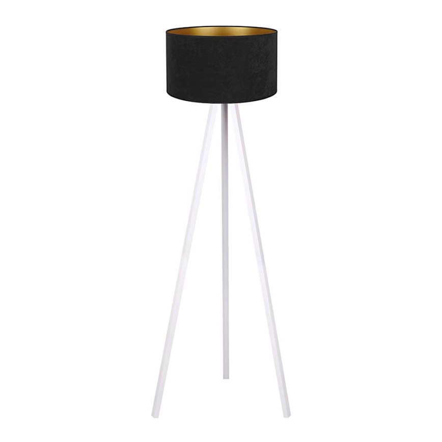 Brilagi - Lampa podłogowa VELVET 1xE27/60W/230V biały/czarny