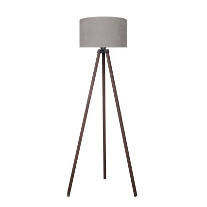 Brilagi - Lampa podłogowa VELVET 1xE27/60W/230V brązowy/szary