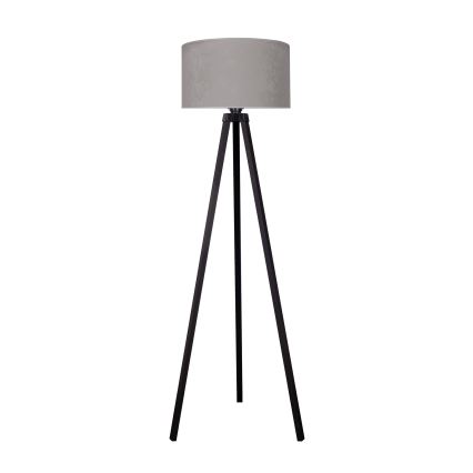 Brilagi - Lampa podłogowa VELVET 1xE27/60W/230V czarny/szary