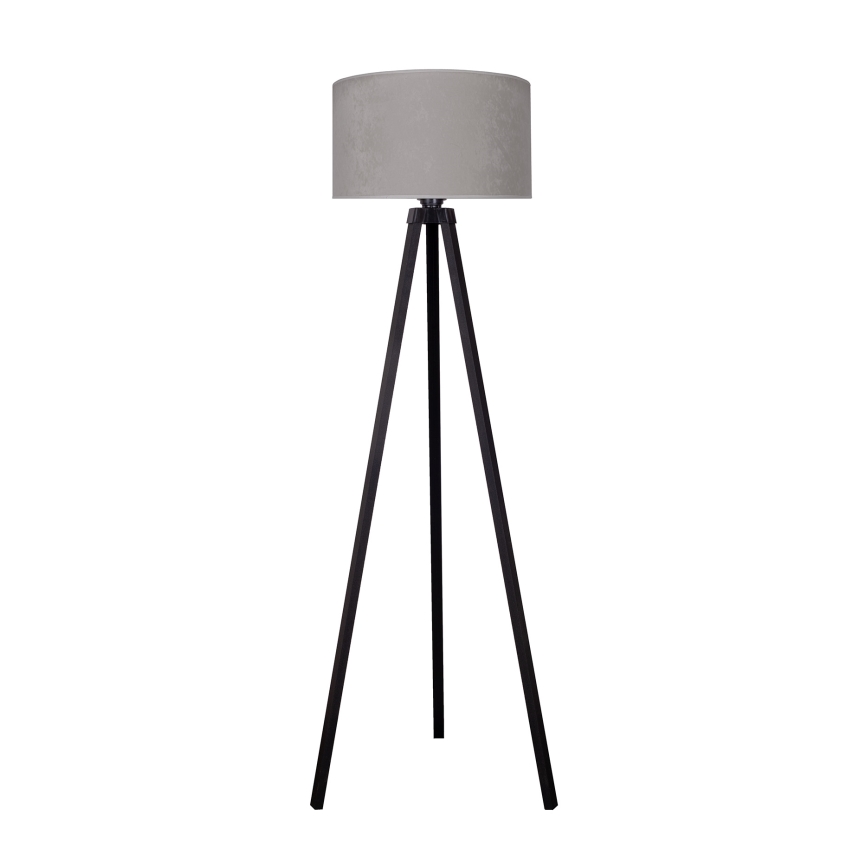 Brilagi - Lampa podłogowa VELVET 1xE27/60W/230V czarny/szary